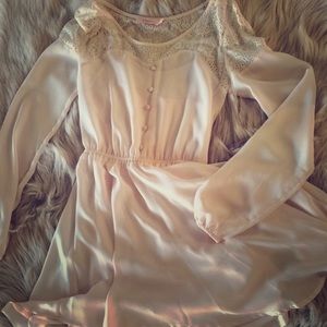 Vintage Skater Dress with Lace Detailing